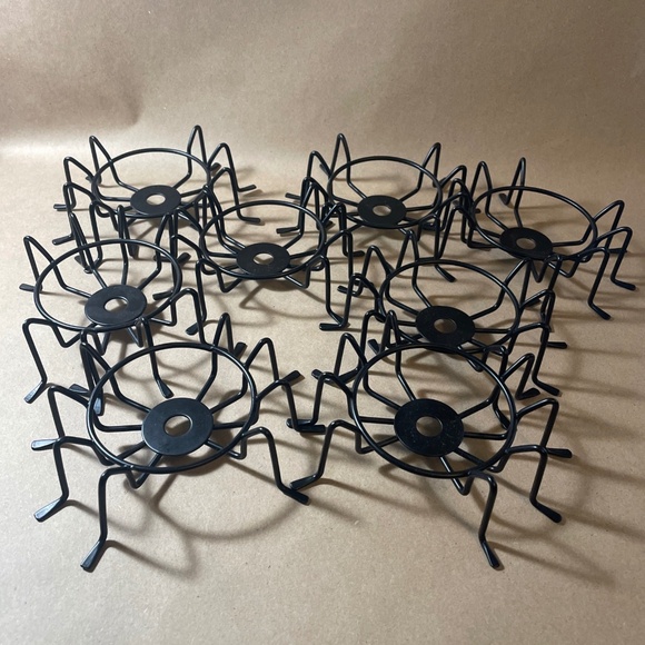 Halloween Black Spider Cupcake Holder 1.5” Tall X 5” Wide Quantity of 8 - Picture 1 of 3